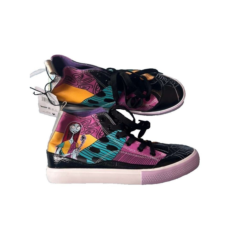 Ground Up Disney Nightmare Before Christmas Sneaker Shoes Women 9.5 High Top New